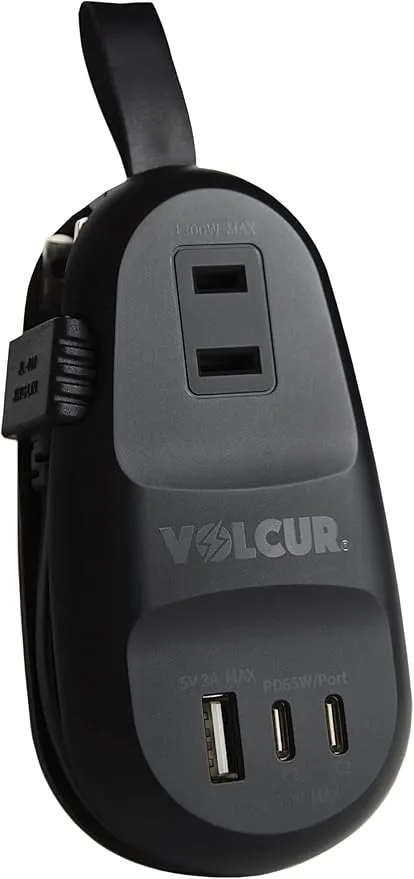 急速充電器 モバイルタップ USB PD65W 対応(黒)